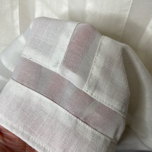 Finders Keepers Turning Tables Long Sleeve Dress Size XS White Sheer Paneled - Picture 11 of 12